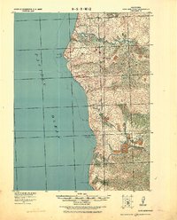 Download a high-resolution, GPS-compatible USGS topo map for Cape Mendocino, CA (1921 edition)