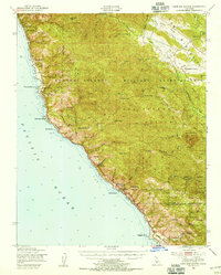 Download a high-resolution, GPS-compatible USGS topo map for Cape San Martin, CA (1955 edition)