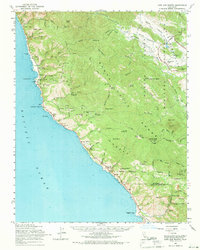 Download a high-resolution, GPS-compatible USGS topo map for Cape San Martin, CA (1968 edition)