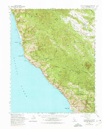Download a high-resolution, GPS-compatible USGS topo map for Cape San Martin, CA (1975 edition)