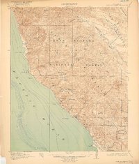 Download a high-resolution, GPS-compatible USGS topo map for Cape San Martin, CA (1921 edition)