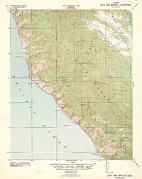 Download a high-resolution, GPS-compatible USGS topo map for Cape San Martin, CA (1941 edition)