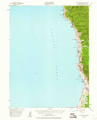 preview thumbnail of historical topo map of Mendocino County, CA in 1950