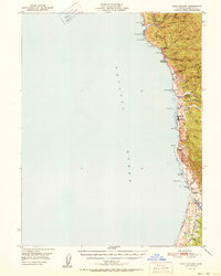 Download a high-resolution, GPS-compatible USGS topo map for Cape Vizcaino, CA (1951 edition)