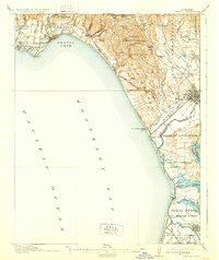 1914 Map of Capitola, 1929 Print