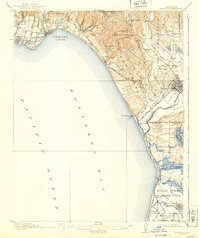 1914 Map of Capitola, 1940 Print