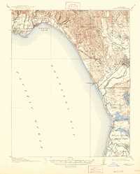 1914 Map of Capitola, 1947 Print