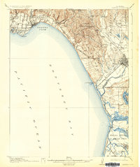 1914 Map of Capitola, 1932 Print