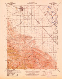 preview thumbnail of historical topo map of San Joaquin County, CA in 1942