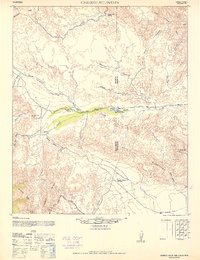 Download a high-resolution, GPS-compatible USGS topo map for Carrizo Mountain, CA (1952 edition)