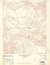 Download a high-resolution, GPS-compatible USGS topo map for Carrizo Mountain, CA (1952 edition)