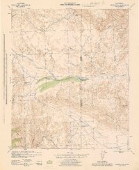 Download a high-resolution, GPS-compatible USGS topo map for Carrizo Mtn, CA (1944 edition)