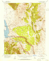 Download a high-resolution, GPS-compatible USGS topo map for Casa Diablo Mtn, CA (1955 edition)
