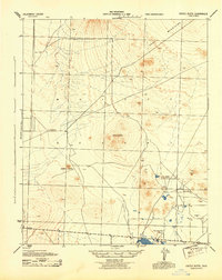 Download a high-resolution, GPS-compatible USGS topo map for Castle Butte, CA (1943 edition)