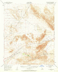 Download a high-resolution, GPS-compatible USGS topo map for Cave Mountain, CA (1964 edition)