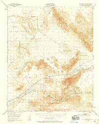 Download a high-resolution, GPS-compatible USGS topo map for Cave Mountain, CA (1956 edition)