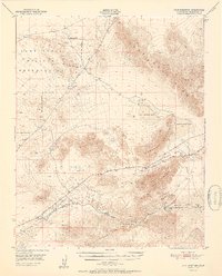 Download a high-resolution, GPS-compatible USGS topo map for Cave Mountain, CA (1951 edition)