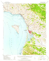 Download a high-resolution, GPS-compatible USGS topo map for Cayucos, CA (1961 edition)