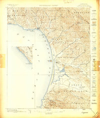 1897 Map of Cayucos, CA