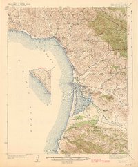 Download a high-resolution, GPS-compatible USGS topo map for Cayucos, CA (1943 edition)