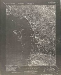 1937 Map of Cayucos, CA