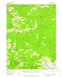 Download a high-resolution, GPS-compatible USGS topo map for Cecilville, CA (1961 edition)