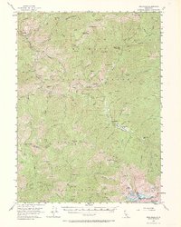 Download a high-resolution, GPS-compatible USGS topo map for Cecilville, CA (1969 edition)