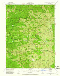 preview thumbnail of historical topo map of Shasta County, CA in 1951