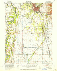 Download a high-resolution, GPS-compatible USGS topo map for Chico, CA (1953 edition)