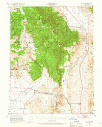 Download a high-resolution, GPS-compatible USGS topo map for Chilcoot, CA (1966 edition)
