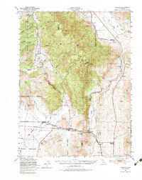 Download a high-resolution, GPS-compatible USGS topo map for Chilcoot, CA (1993 edition)