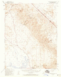 Download a high-resolution, GPS-compatible USGS topo map for Chloride Cliff, CA (1959 edition)