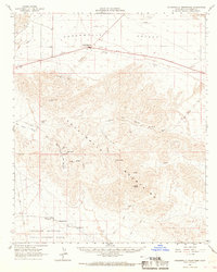 Download a high-resolution, GPS-compatible USGS topo map for Chuckwalla Mountains, CA (1968 edition)