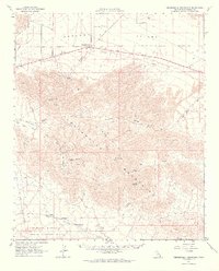 Download a high-resolution, GPS-compatible USGS topo map for Chuckwalla Mountains, CA (1965 edition)