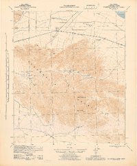 Download a high-resolution, GPS-compatible USGS topo map for Chuckwalla Mountains, CA (1945 edition)