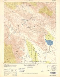 Download a high-resolution, GPS-compatible USGS topo map for Clark Lake, CA (1952 edition)