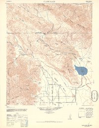 preview thumbnail of historical topo map of San Diego County, CA in 1947