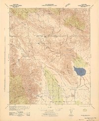 Download a high-resolution, GPS-compatible USGS topo map for Clark Lake, CA (1942 edition)