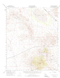 Download a high-resolution, GPS-compatible USGS topo map for Clark Mountain, CA (1975 edition)