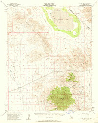Download a high-resolution, GPS-compatible USGS topo map for Clark Mountain, CA (1960 edition)