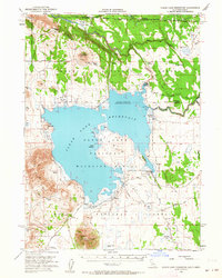 Download a high-resolution, GPS-compatible USGS topo map for Clear Lake Reservoir, CA (1964 edition)
