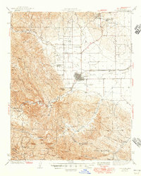 1944 Map of Coalinga, CA