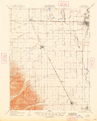 1907 Map of Colusa, 1948 Print