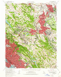 preview thumbnail of historical topo map of Concord, CA in 1959