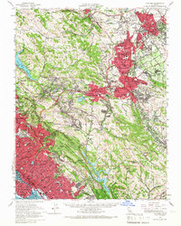 Download a high-resolution, GPS-compatible USGS topo map for Concord, CA (1967 edition)
