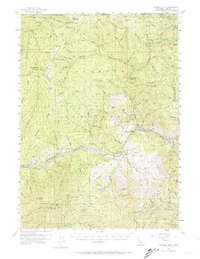 Download a high-resolution, GPS-compatible USGS topo map for Condrey Mtn, CA (1974 edition)