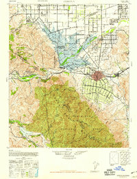 Download a high-resolution, GPS-compatible USGS topo map for Corona, CA (1947 edition)