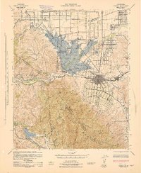Download a high-resolution, GPS-compatible USGS topo map for Corona, CA (1943 edition)