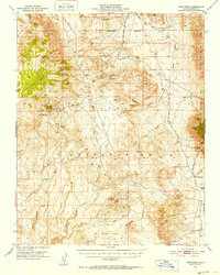 Download a high-resolution, GPS-compatible USGS topo map for Coso Peak, CA (1952 edition)