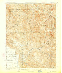 1926 Map of Covelo, CA